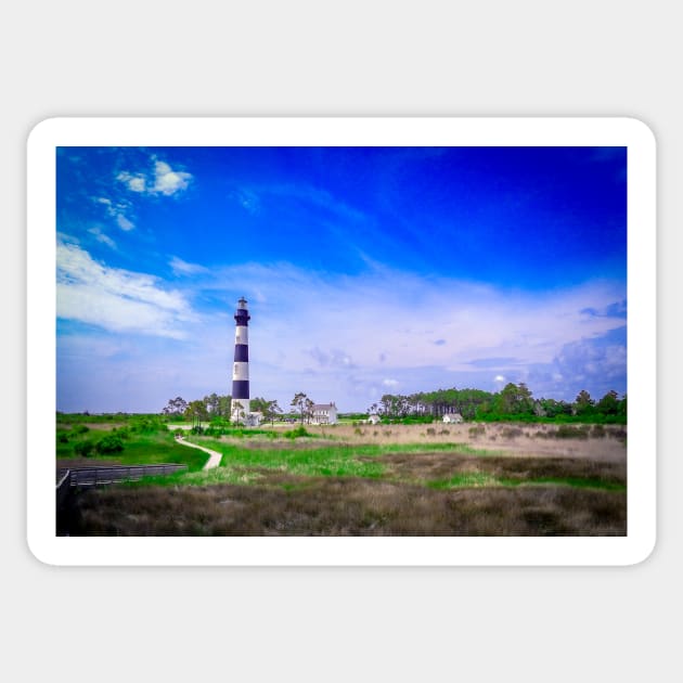 Bodie Island Lighthouse Sticker by Ckauzmann